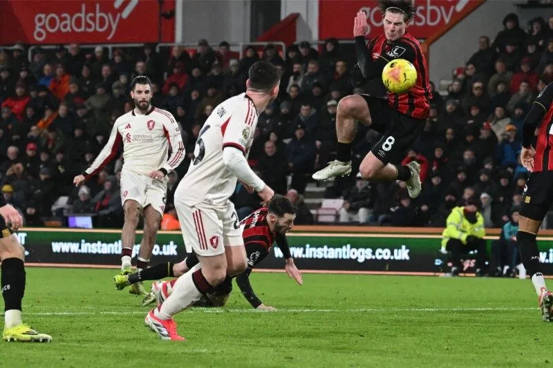 Phong độ thi đấu gần đây Bournemouth vs Liverpool