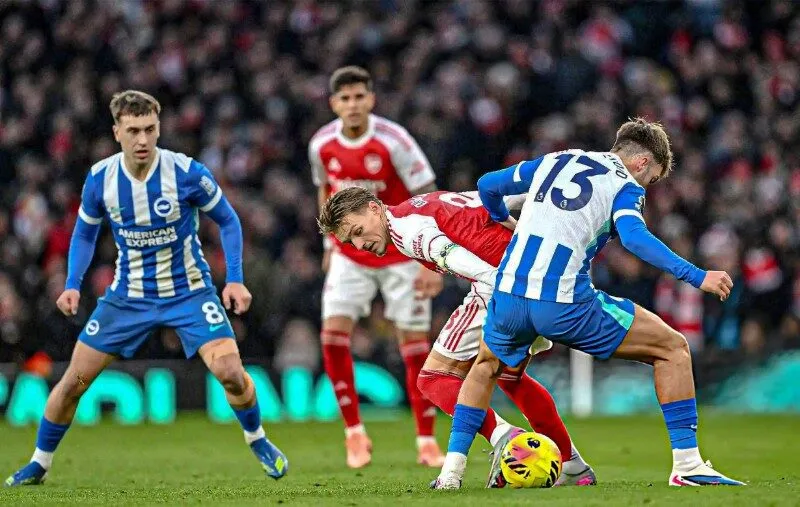 Phong độ thi đấu gần đây Brighton vs Arsenal